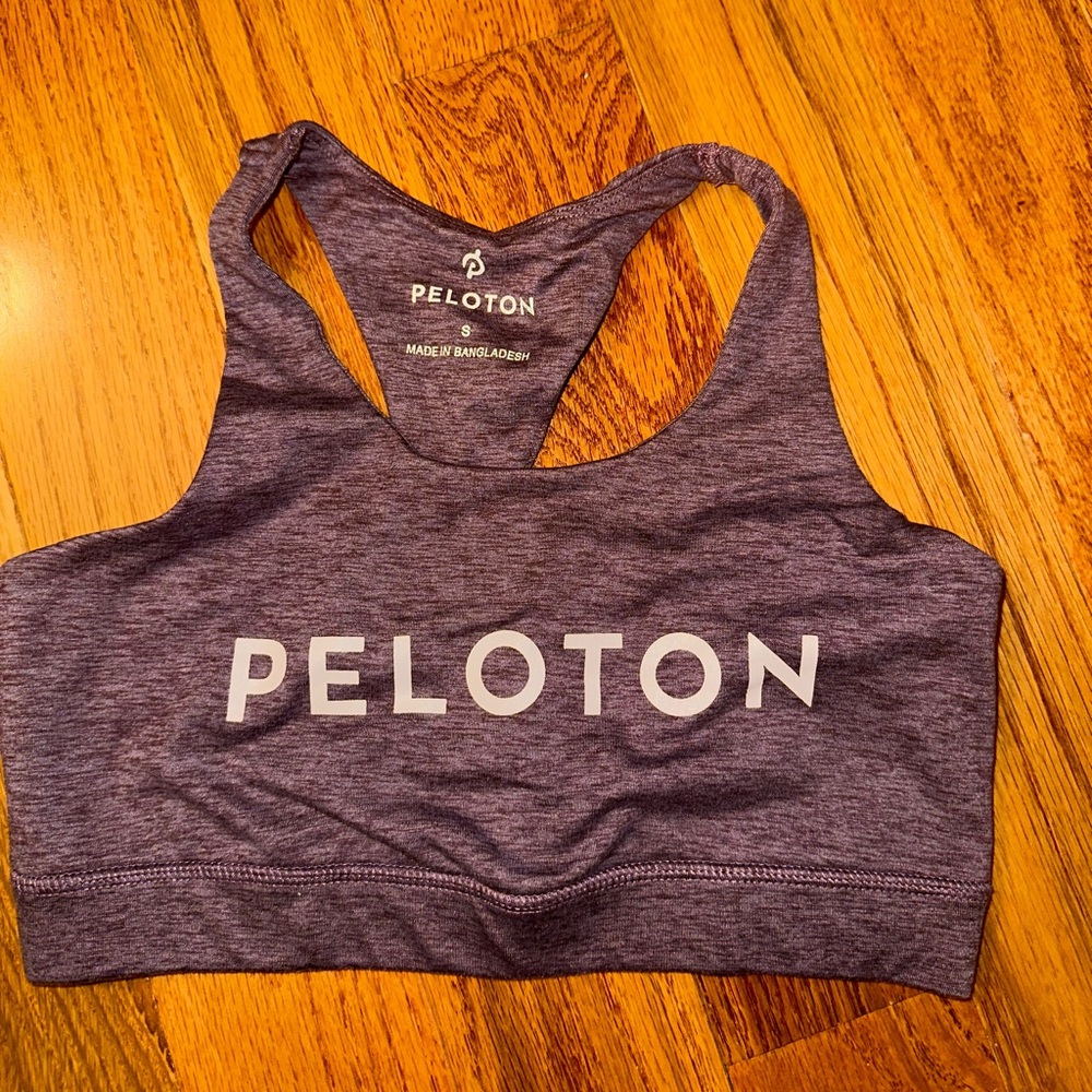 Peloton Heathered Purple Sports Bra